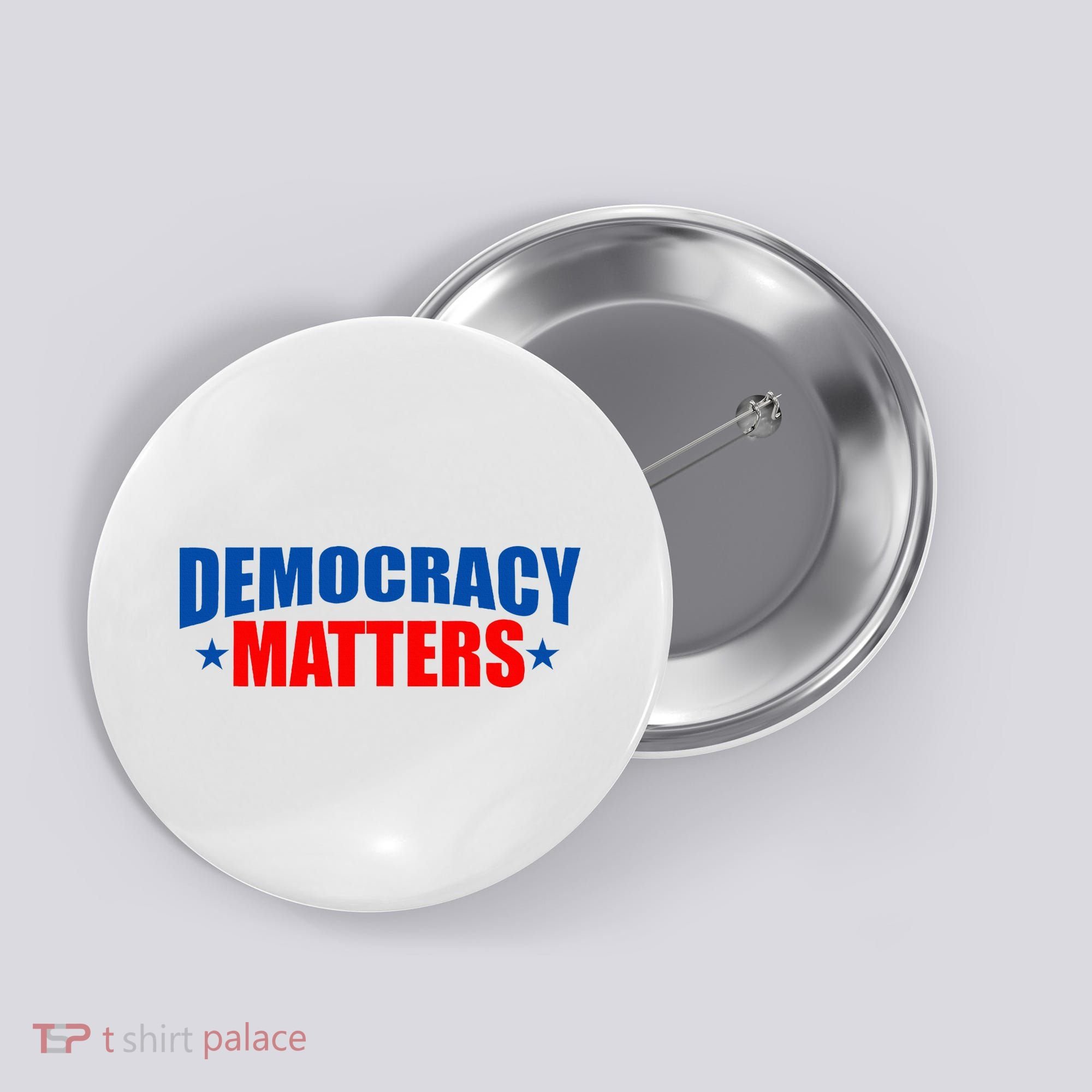 Democracy Matters Voting Button