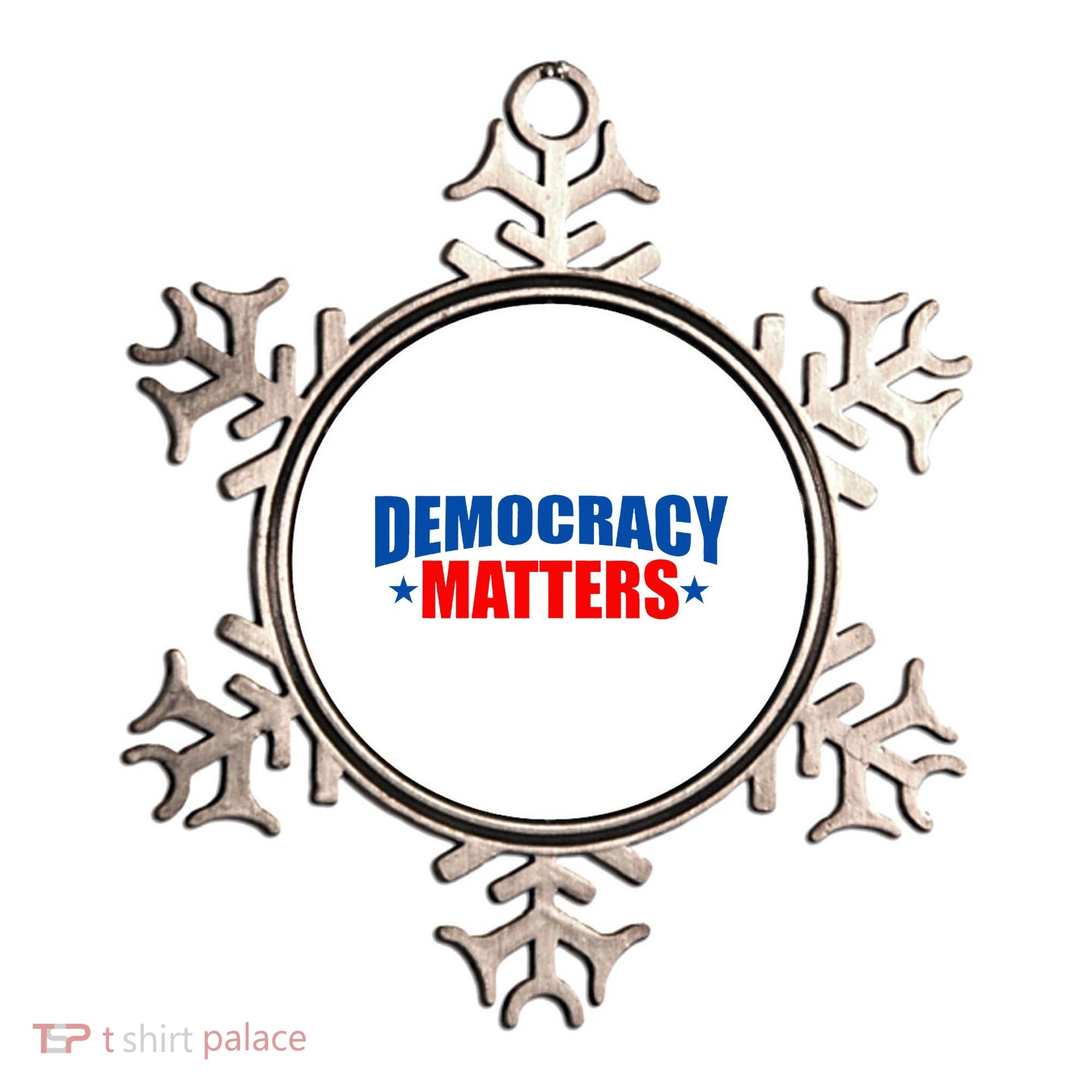 Democracy Matters Voting Ornament