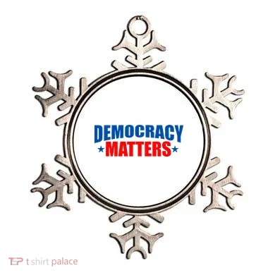 Democracy Matters Voting Ornament