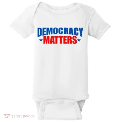 Democracy Matters Voting Baby Bodysuit