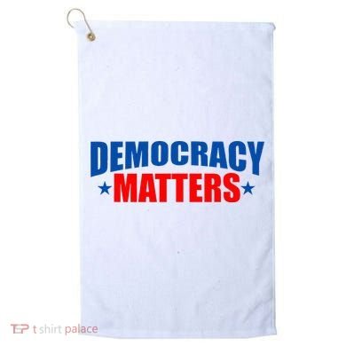 Democracy Matters Voting Golf Towel