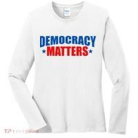 Democracy Matters Voting Women's Long Sleeve Shirt thumb 0