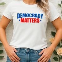 Democracy Matters Voting Women's T-Shirt thumb 2