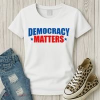 Democracy Matters Voting Women's T-Shirt thumb 3