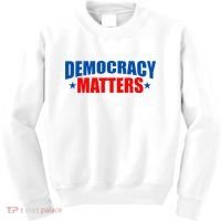 Democracy Matters Voting Kids Sweatshirt thumb 0