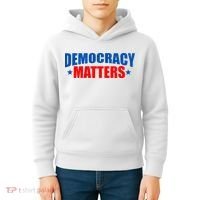 Democracy Matters Voting Kids Hoodie thumb 4