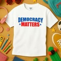 Democracy Matters Voting Kids T-Shirt thumb 3