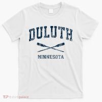 Duluth Minnesota Vintage Nautical Paddles Sports Oars T-Shirt thumb 0