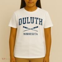 Duluth Minnesota Vintage Nautical Paddles Sports Oars T-Shirt thumb 4