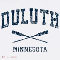 Duluth Minnesota Vintage Nautical Paddles Sports Oars T-Shirt thumb 7