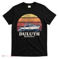 Duluth MN Vintage Boating 70s Retro Boat T-Shirt thumb 0