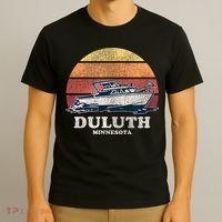 Duluth MN Vintage Boating 70s Retro Boat T-Shirt thumb 3