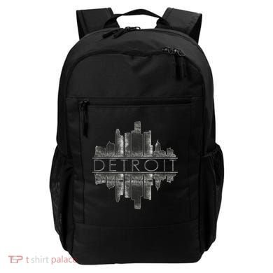 Detroit Mirrored Vintage Skyline Backpack
