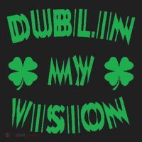 Dublin My Vision St PatrickS Day Funny Drunk Irish Festival Golf Towel thumb 3