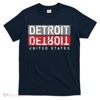 Detroit Mirrored Vintage Logo T-Shirt thumb 0