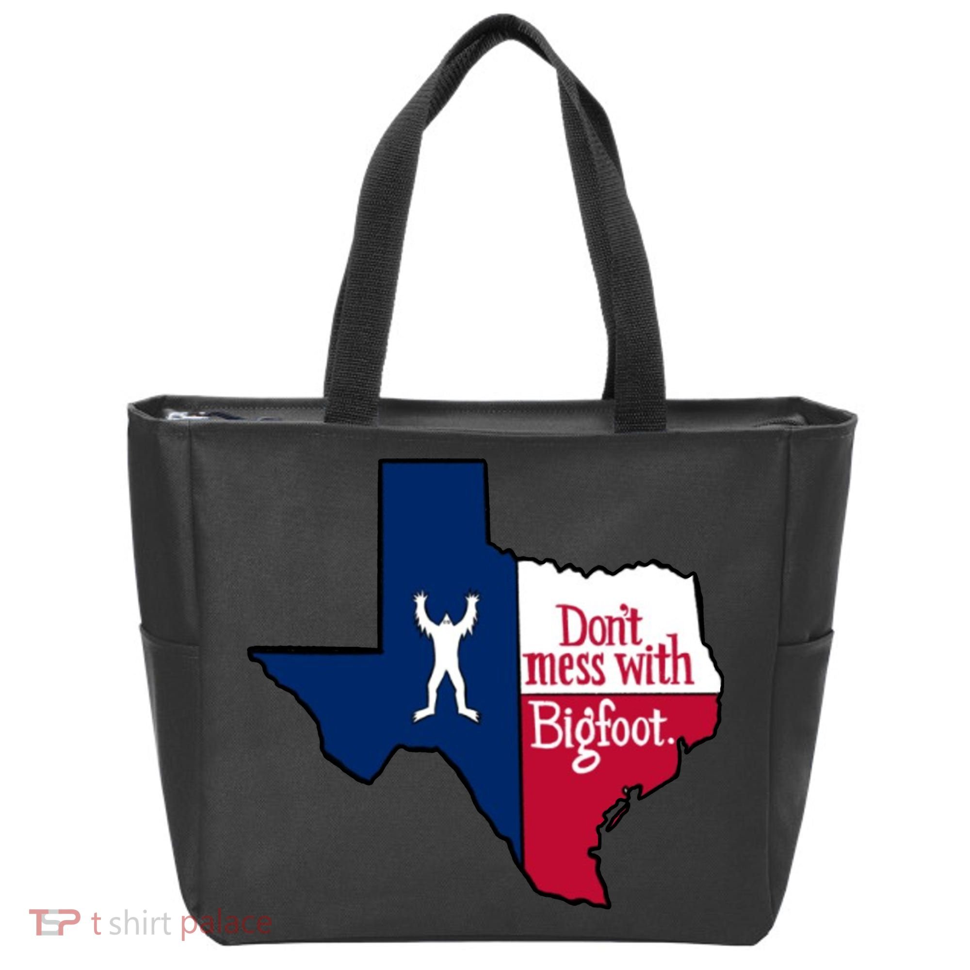 Don't Mess With Bigfoot Tote Bag