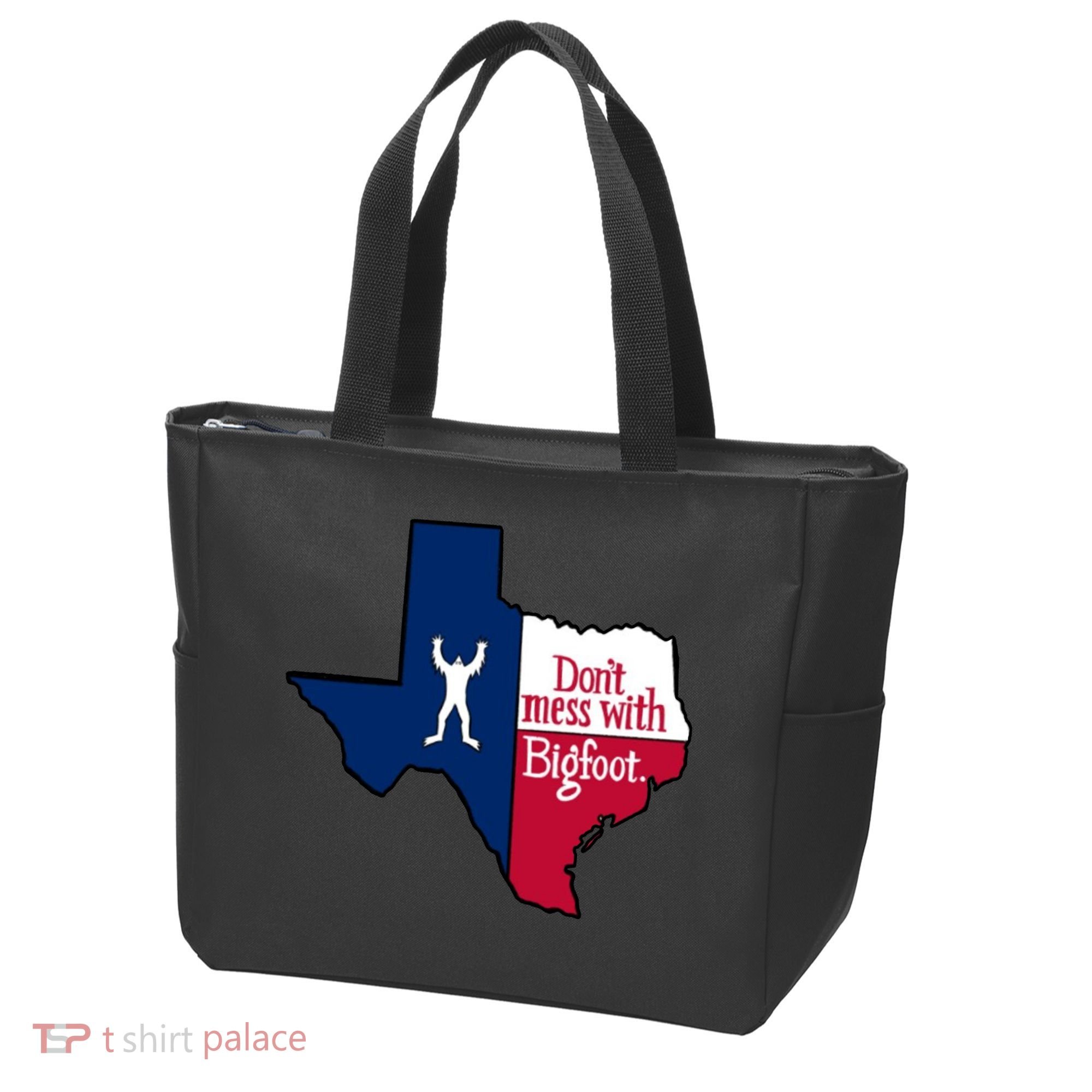 Don't Mess With Bigfoot Tote Bag
