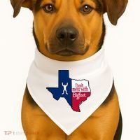 Don't Mess With Bigfoot USA-Made Doggie Bandana thumb 1