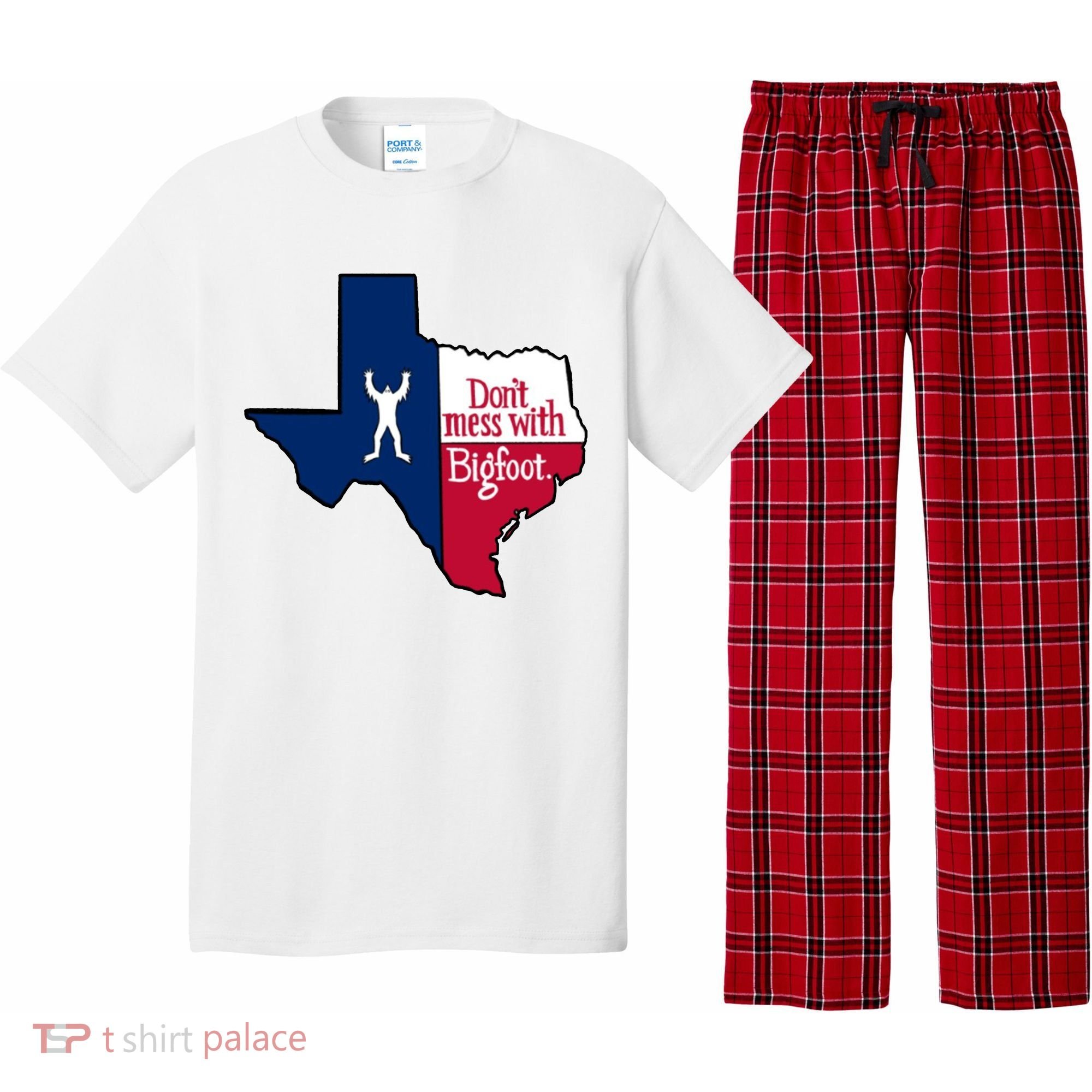 Don't Mess With Bigfoot Pajama Set