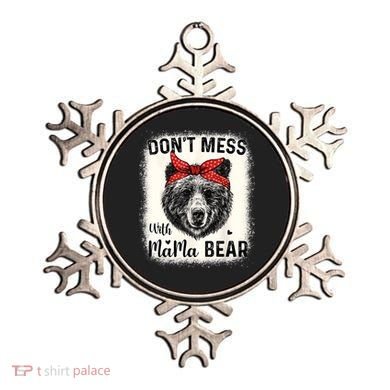 Don't Mess With Mama Bear Funny Mom Bleached Mothers Day Ornament