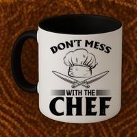 Dont Mess With The Chef Kitchen Instruts Restaurant Cook Great Gift Coffee Mug thumb 2