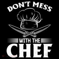 Dont Mess With The Chef Kitchen Instruts Restaurant Cook Great Gift Ornament thumb 1