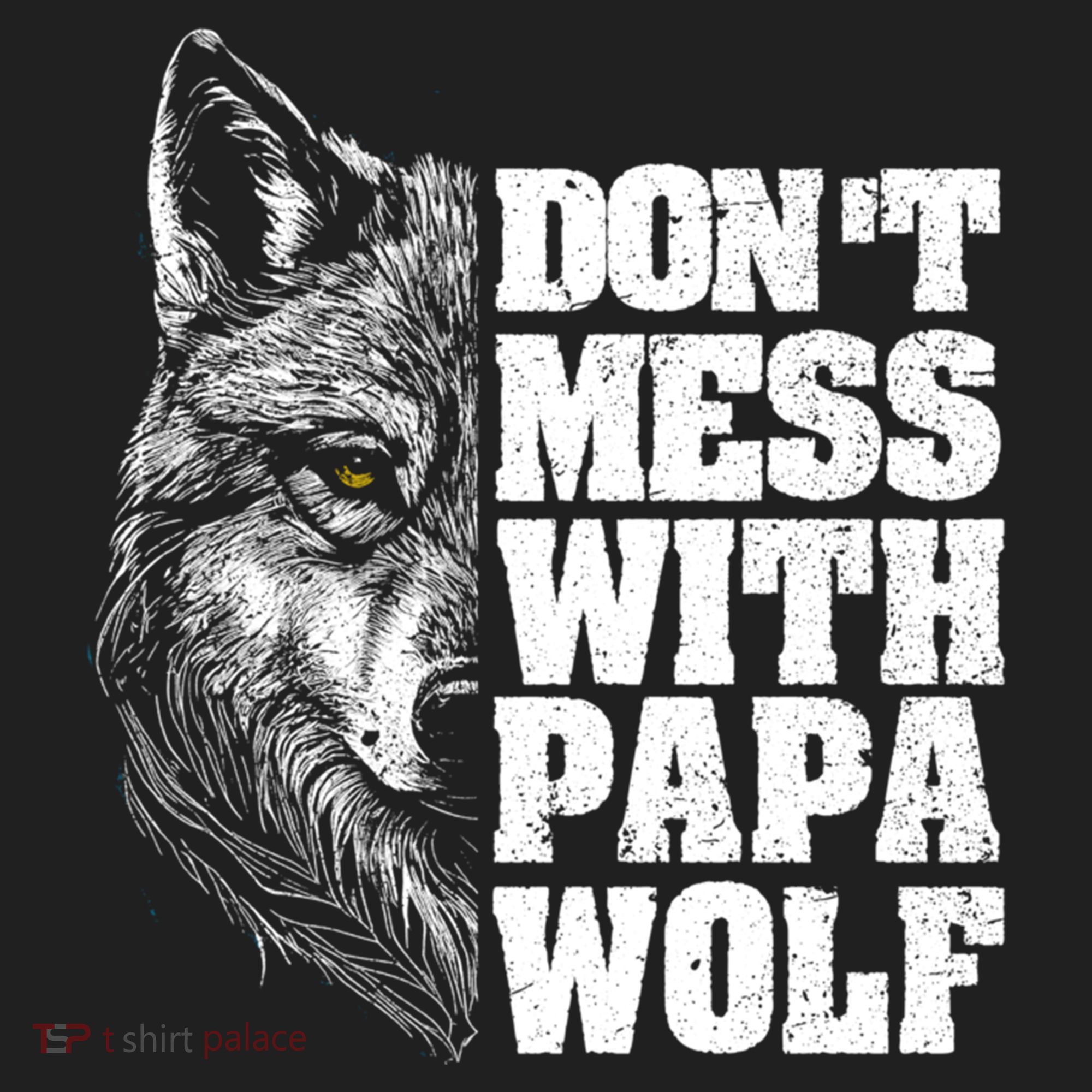 DonT Mess With Papa Wolf Dad For FatherS Day Great Gift Beanie