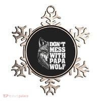 DonT Mess With Papa Wolf Dad For FatherS Day Great Gift Ornament thumb 0