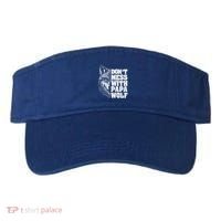 DonT Mess With Papa Wolf Dad For FatherS Day Great Gift Visor thumb 0