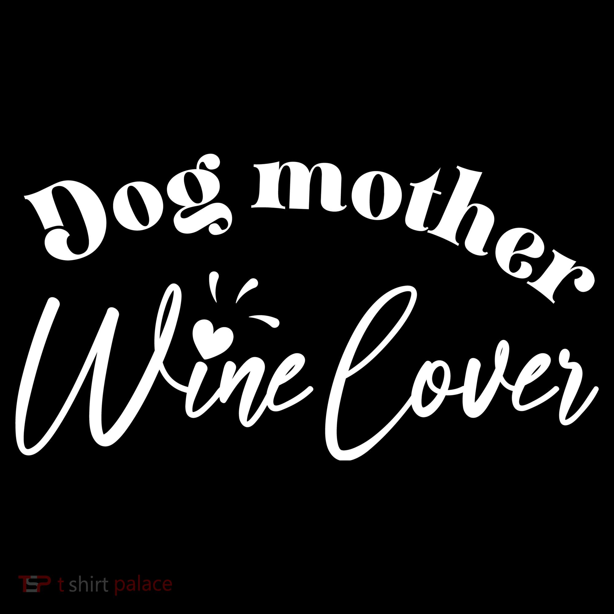 Dog Mother Wine Lover Cute Gift Women's Hoodie