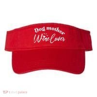 Dog Mother Wine Lover Cute Gift Visor thumb 0