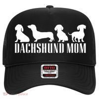 Dachshund Mom Wiener Doxie Graphic Dog Lover Cool Gift Hat thumb 0