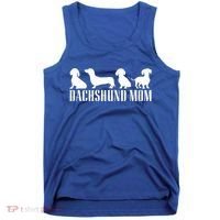 Dachshund Mom Wiener Doxie Graphic Dog Lover Cool Gift Tank Top thumb 0