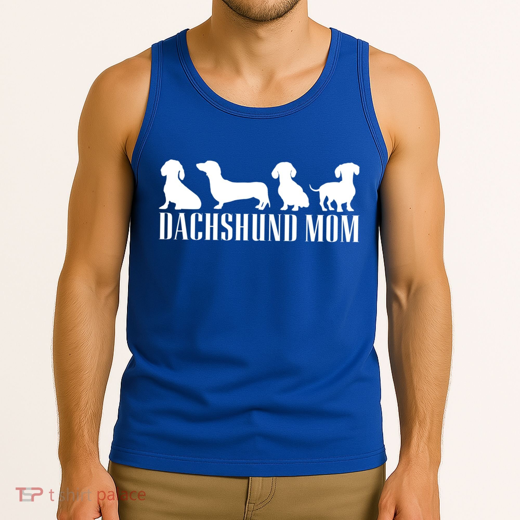 Dachshund Mom Wiener Doxie Graphic Dog Lover Cool Gift Tank Top