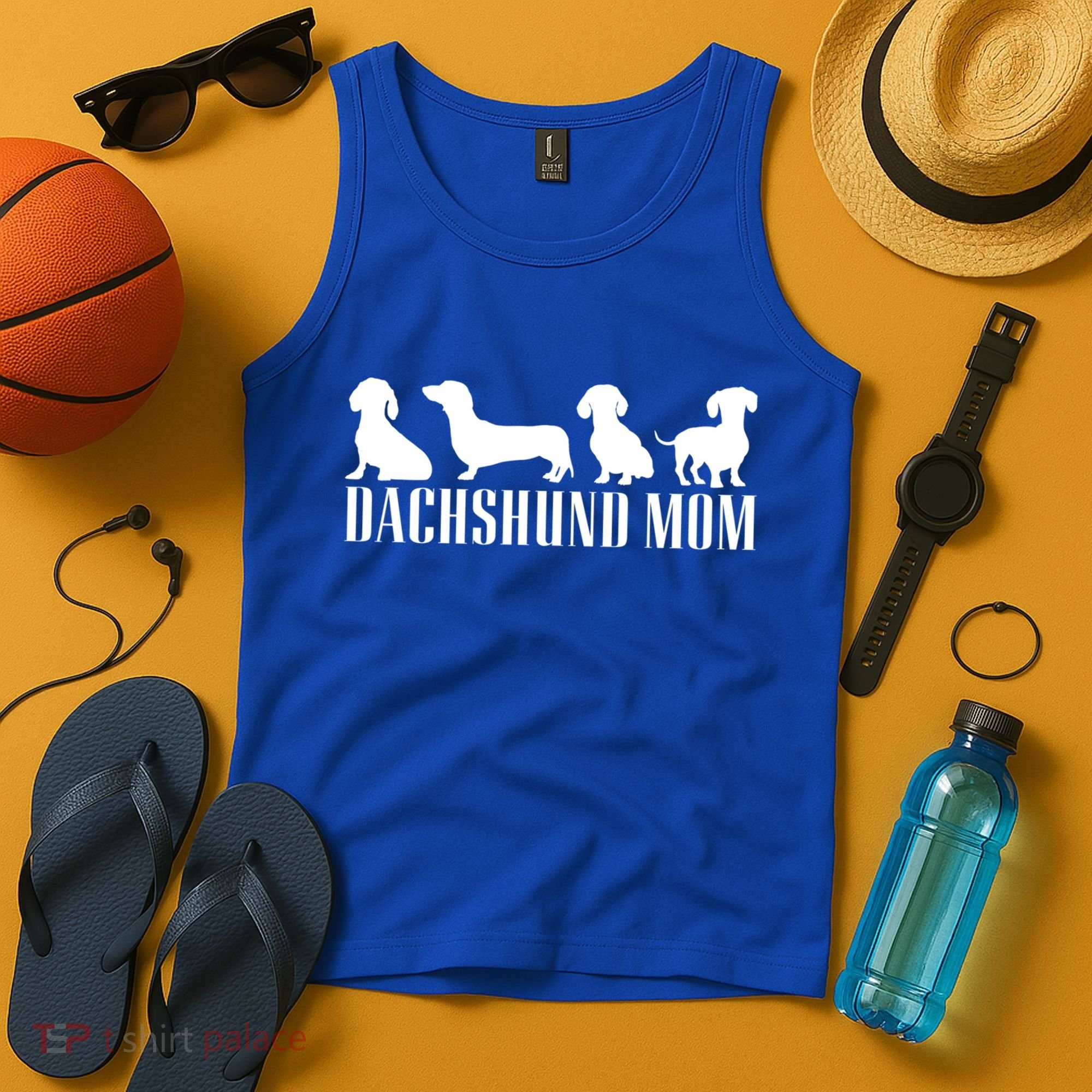 Dachshund Mom Wiener Doxie Graphic Dog Lover Cool Gift Tank Top