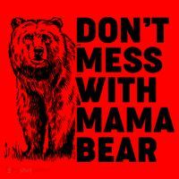 Don't Mess With Mama Bear Santa Hat thumb 1