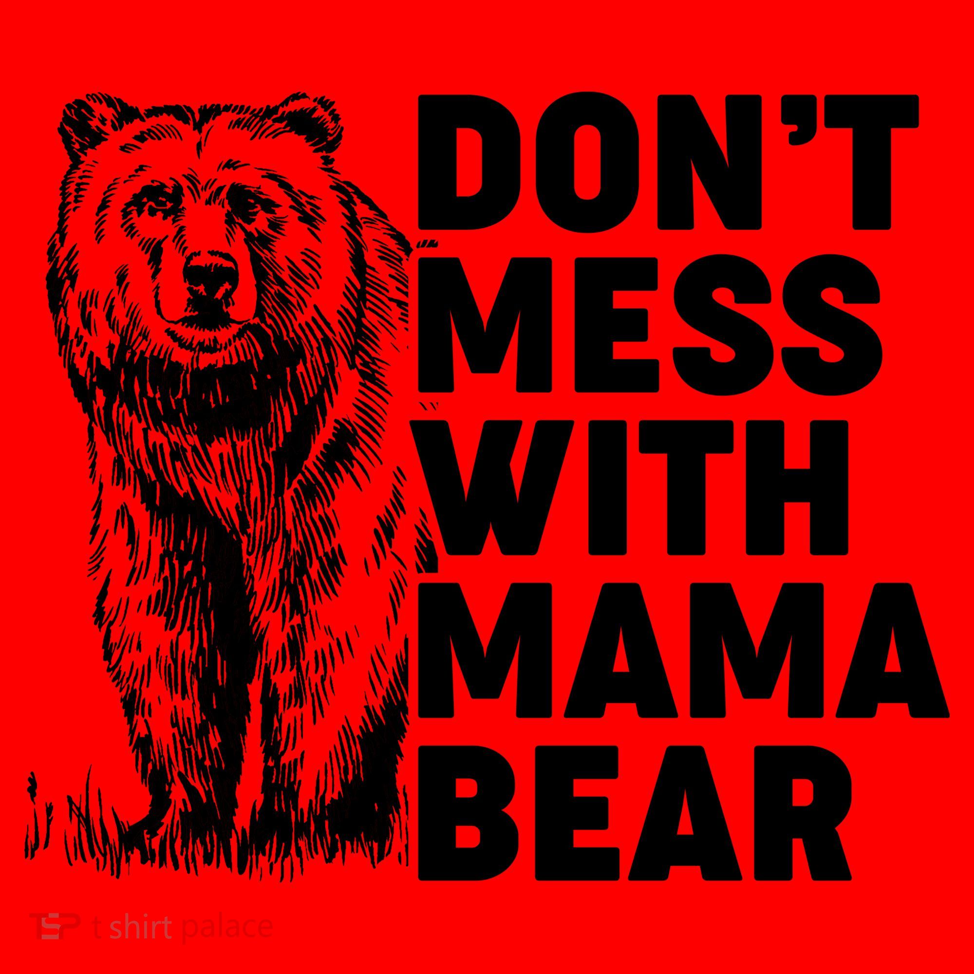 Don't Mess With Mama Bear Santa Hat