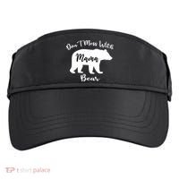 Don't Mess With Mama Bear Funny Mother's Day Adult Drive Performance Visor thumb 0