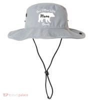 Don't Mess With Mama Bear Funny Mother's Day Bucket Hat thumb 0