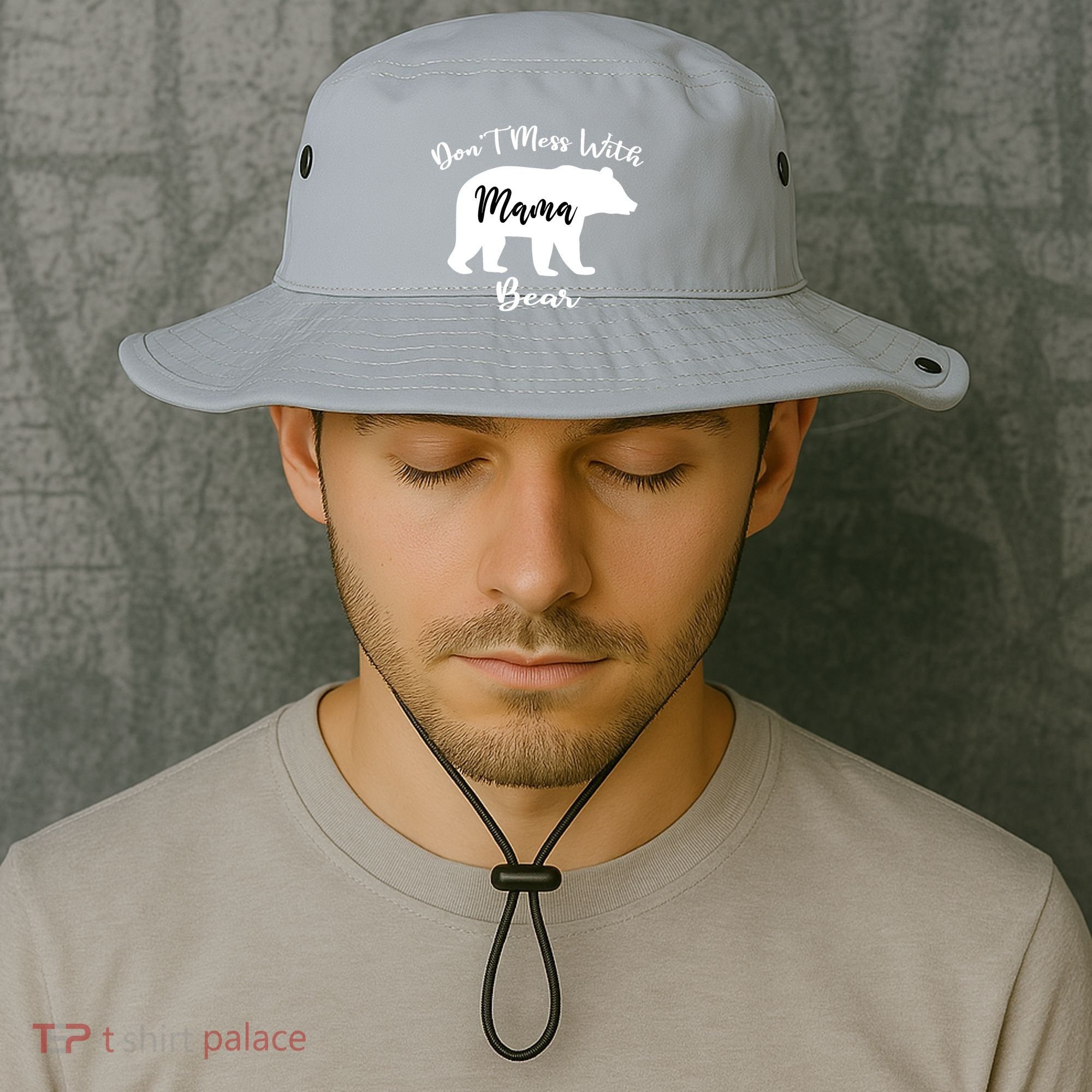 Don't Mess With Mama Bear Funny Mother's Day Bucket Hat