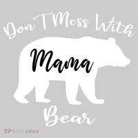 Don't Mess With Mama Bear Funny Mother's Day Mousepad thumb 1