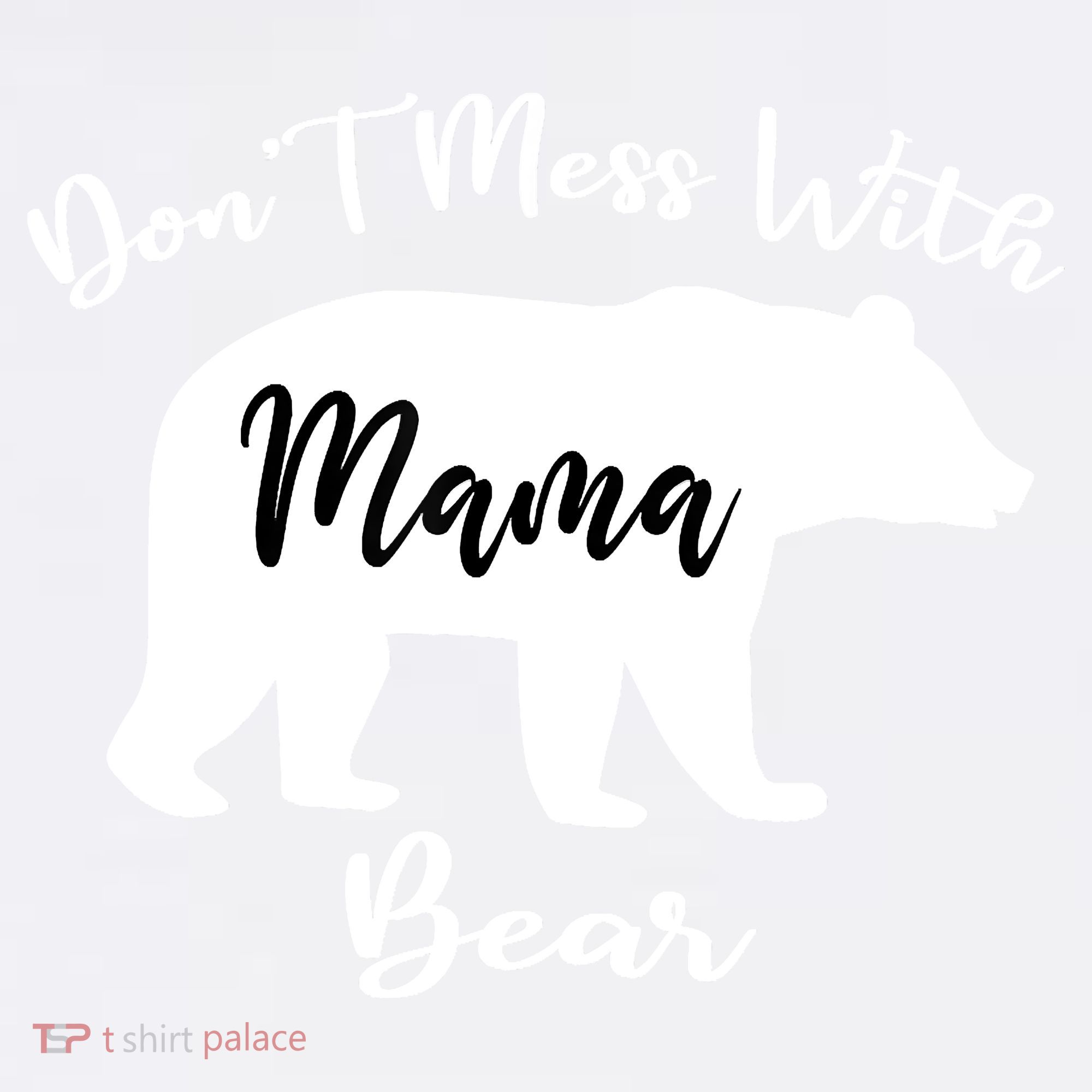 Don't Mess With Mama Bear Funny Mother's Day Comfort Colors Garment-Dyed Hooded Sweatshirt