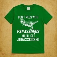 Don't Mess With Papasaurus Jurasskicked T-Shirt thumb 5