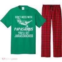 Don't Mess With Papasaurus Jurasskicked Pajama Set thumb 0
