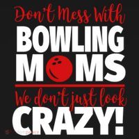 Don't Mess With Bowling Moms Meaningful Gift Crazy Bowling Mom Gift Bucket Hat thumb 4