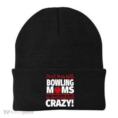 Don't Mess With Bowling Moms Meaningful Gift Crazy Bowling Mom Gift Beanie