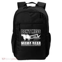 Don't Mess With Mama Bear Camping Gift Camper Gift Backpack thumb 0