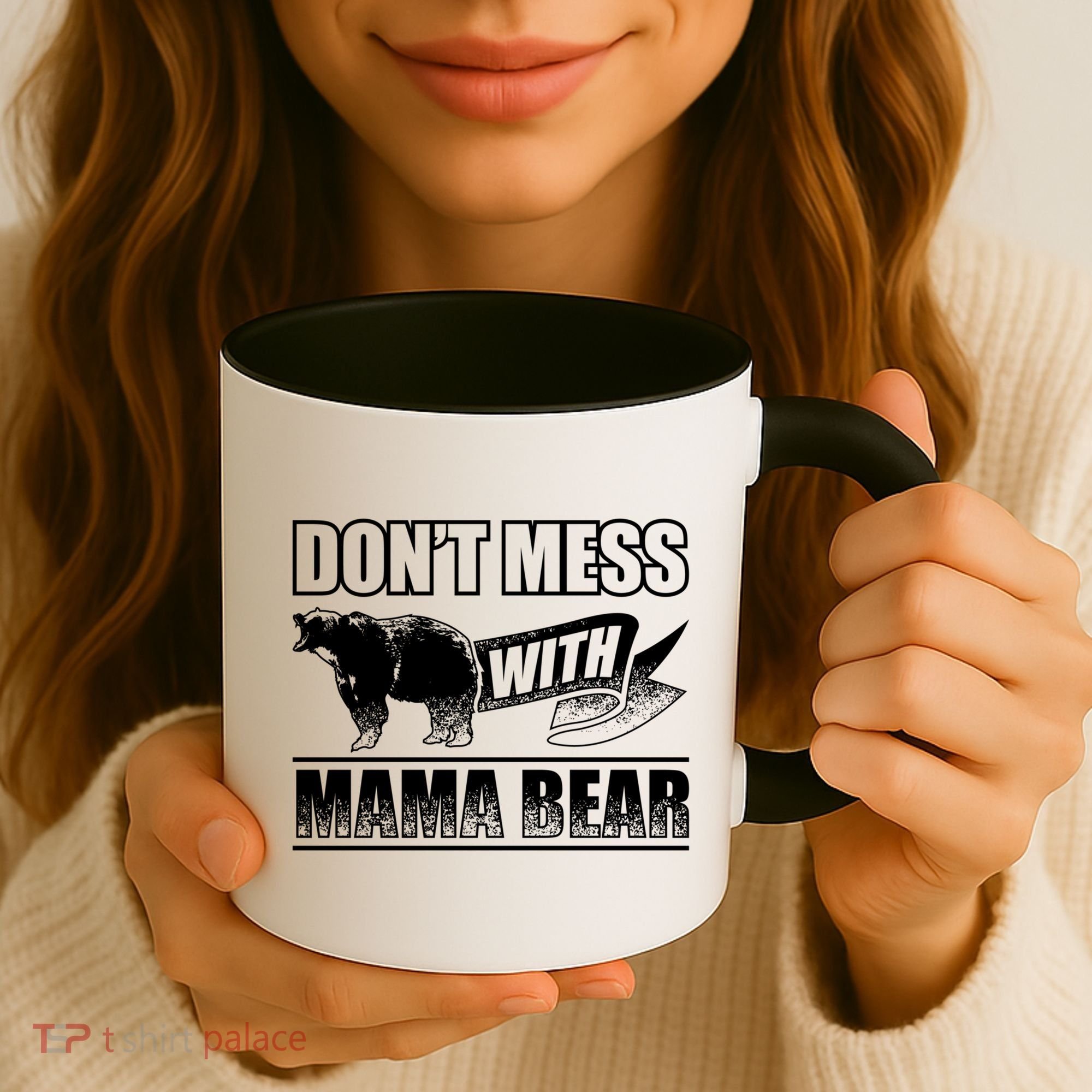 Don't Mess With Mama Bear Camping Gift Camper Gift Coffee Mug