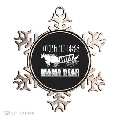 Don't Mess With Mama Bear Camping Gift Camper Gift Ornament