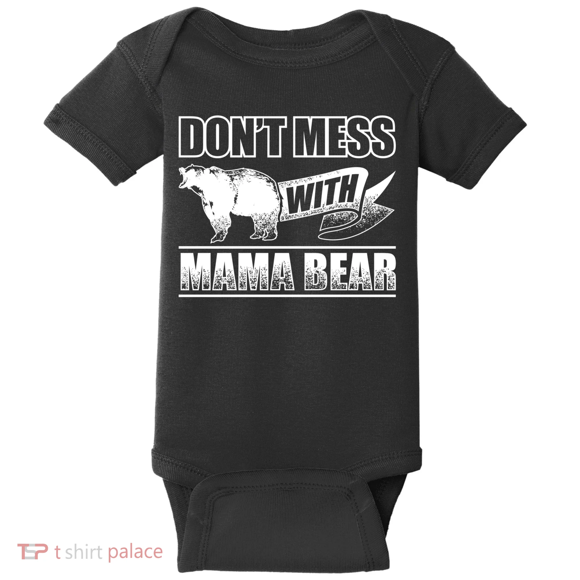 Don't Mess With Mama Bear Camping Gift Camper Gift Baby Bodysuit